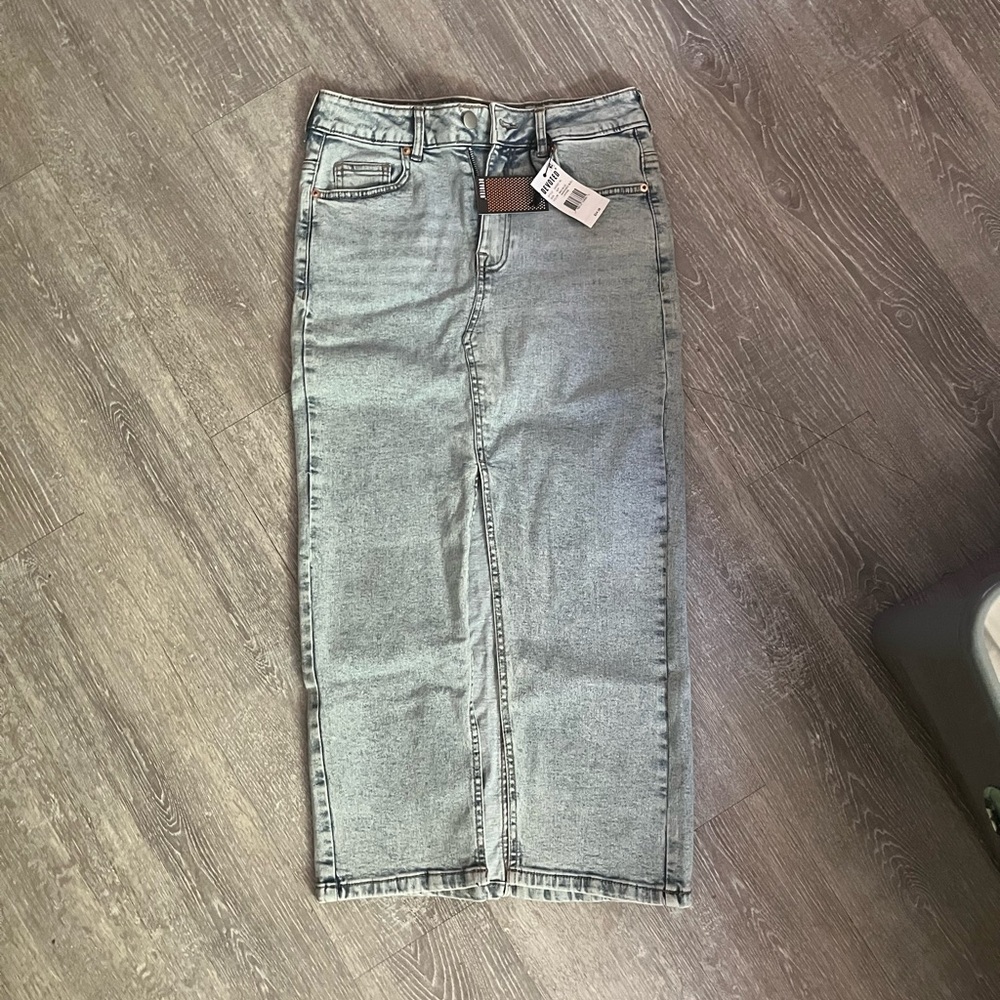 DEVOTED Denim Maxi Skirt